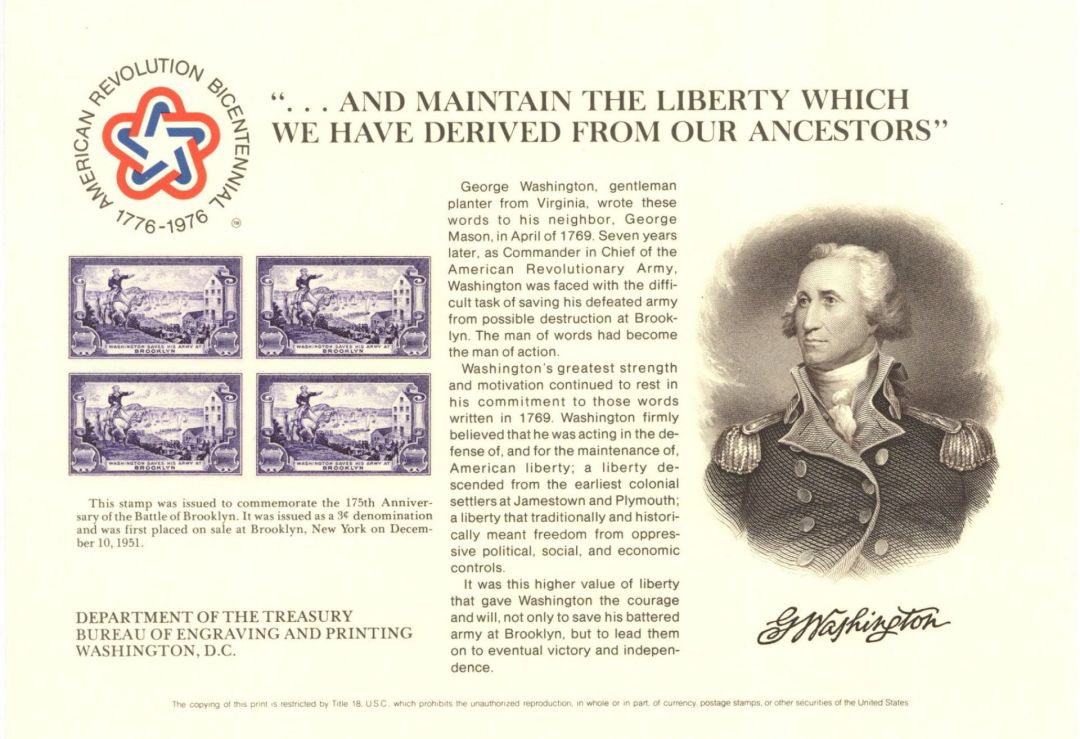 Souvenir Card # B-33 - Americana