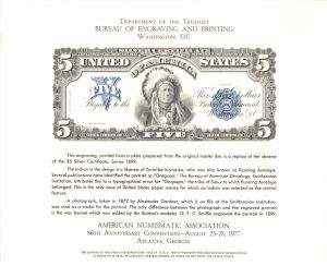 Souvenir Card # B-41 - Americana