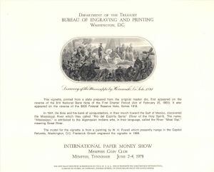 Souvenir Card # B-44 - Americana