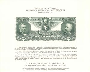 Souvenir Card # B-46 - Americana