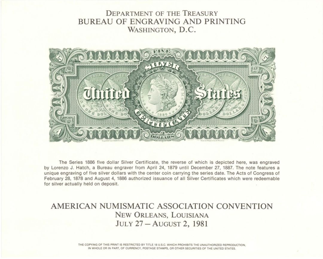 Souvenir Card # B-54 - Americana