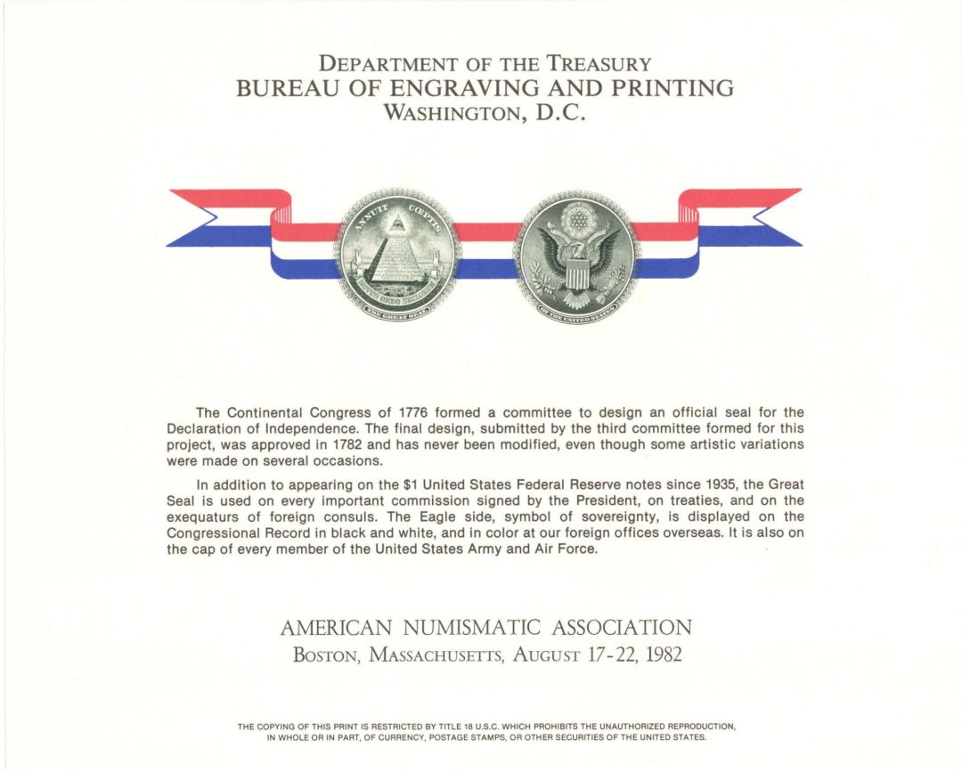 Souvenir Card # B-57 - Americana