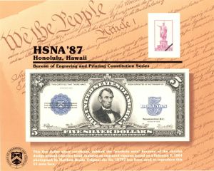 Souvenir Card # B-111 - Americana