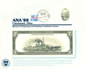 Souvenir Card # B-116 - Americana