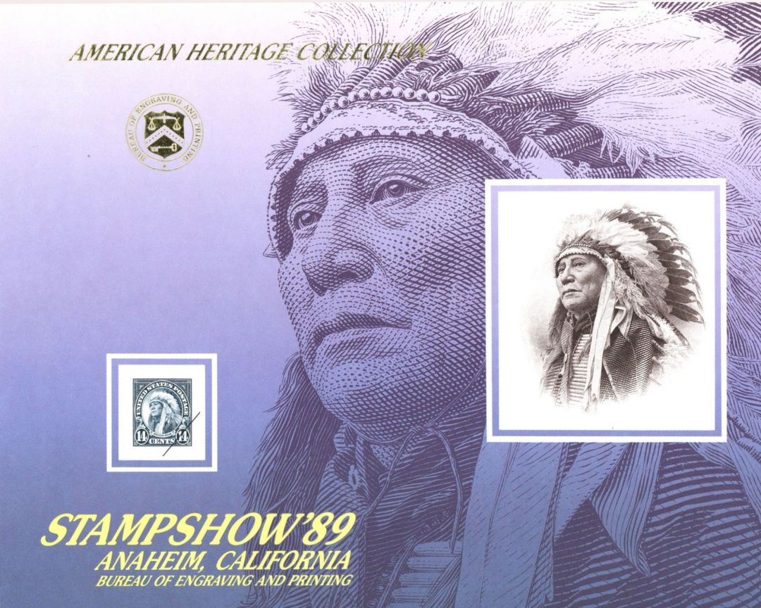 Souvenir Card # B-132 - Americana