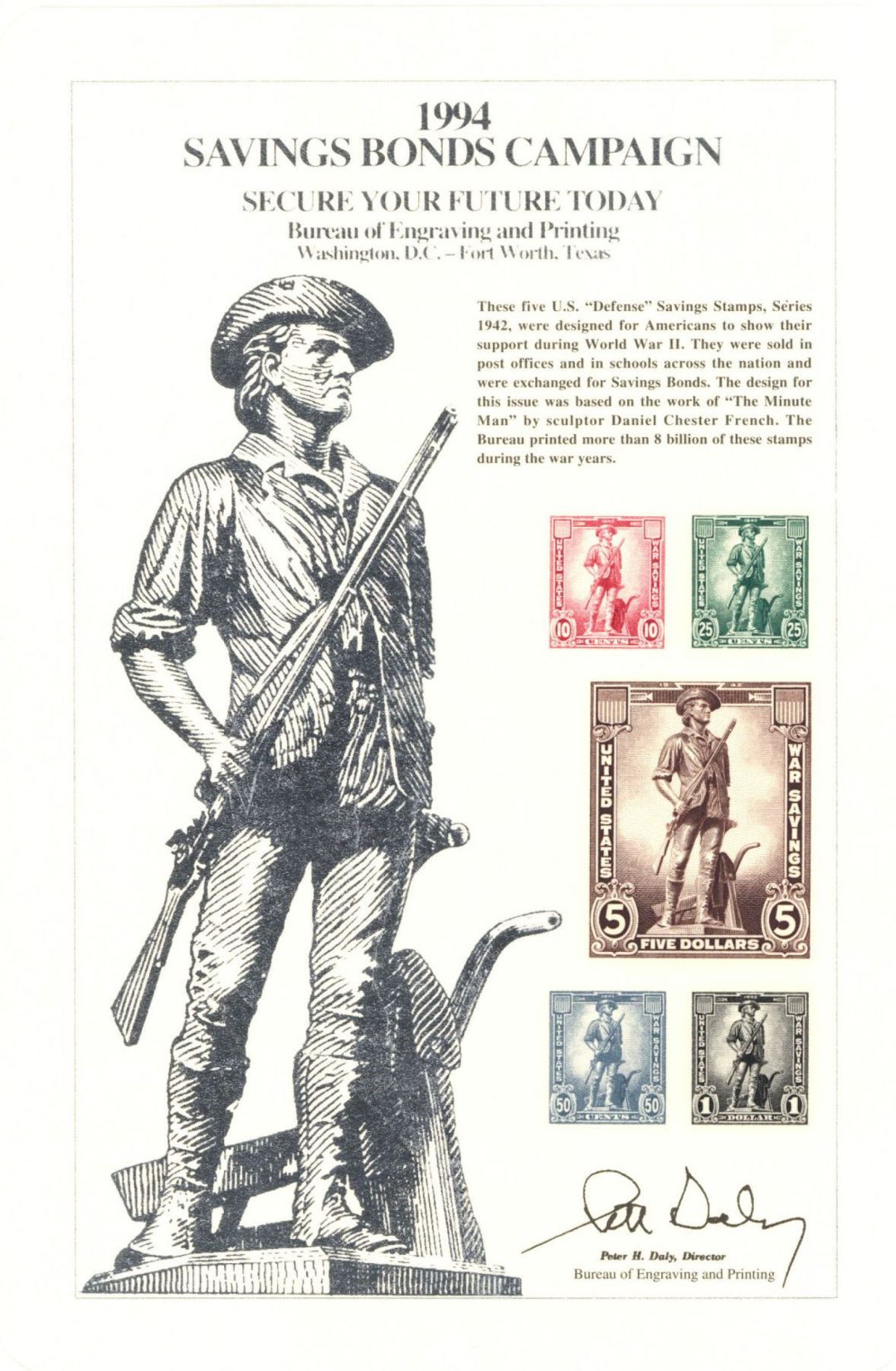 Souvenir Card # B-189 - Americana