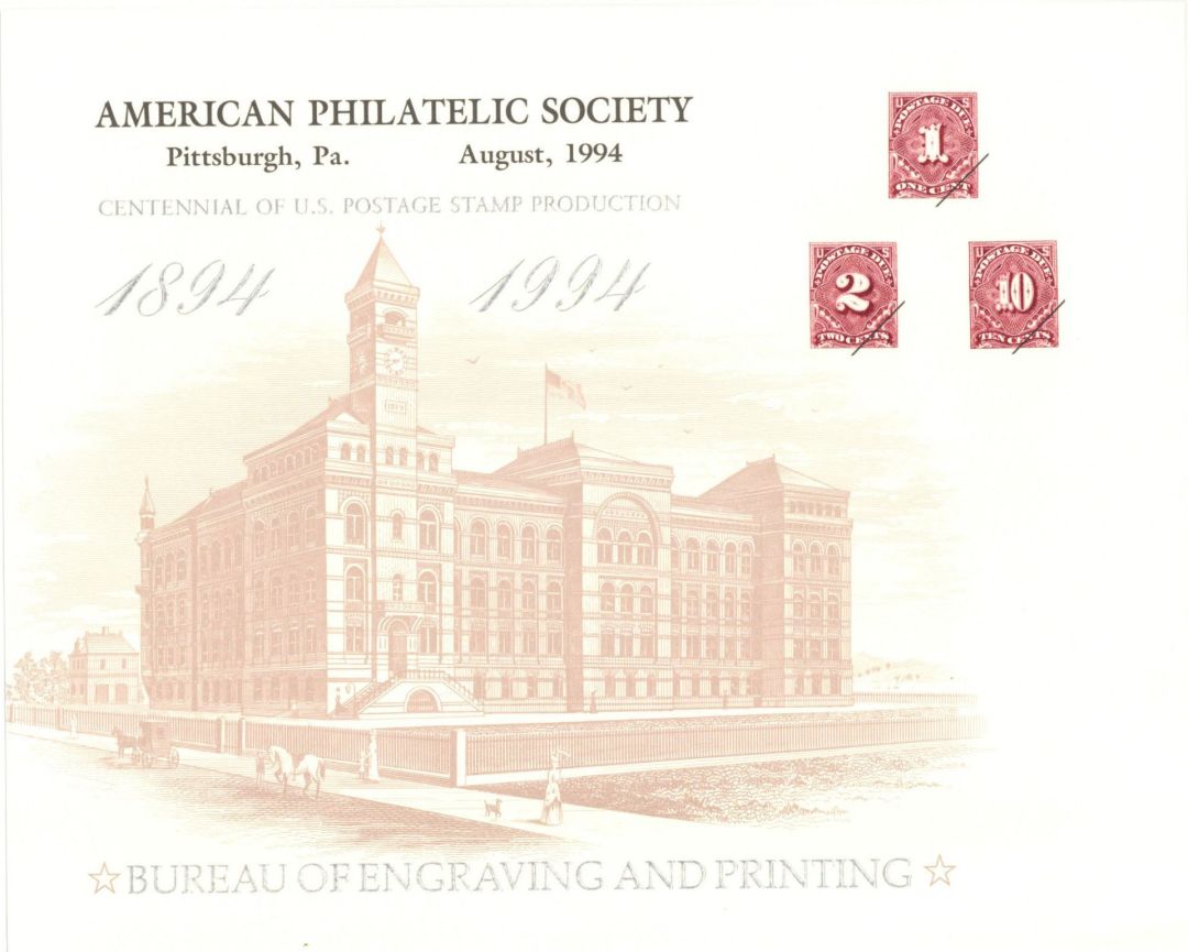 Souvenir Card # B-190 - Americana