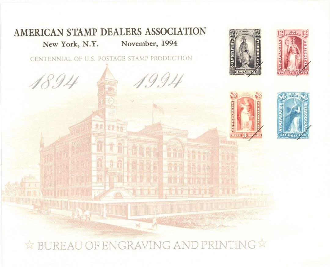 Souvenir Card # B-191 - Americana