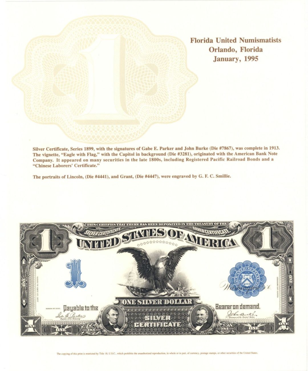 Souvenir Card # B-192 - Americana
