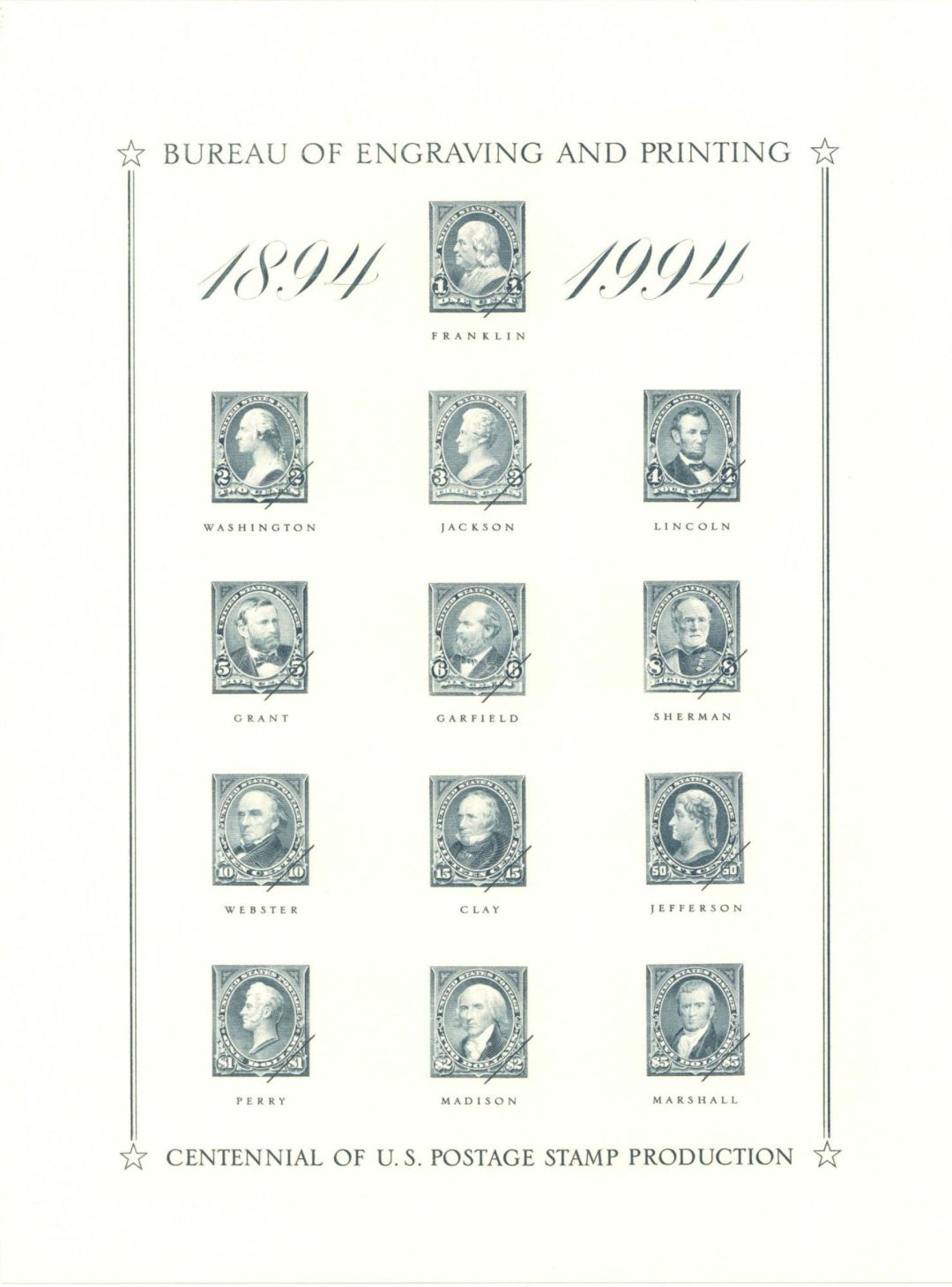 Souvenir Card # B-197 - Americana