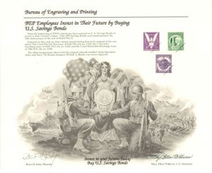 Souvenir Card # B-198 - Americana