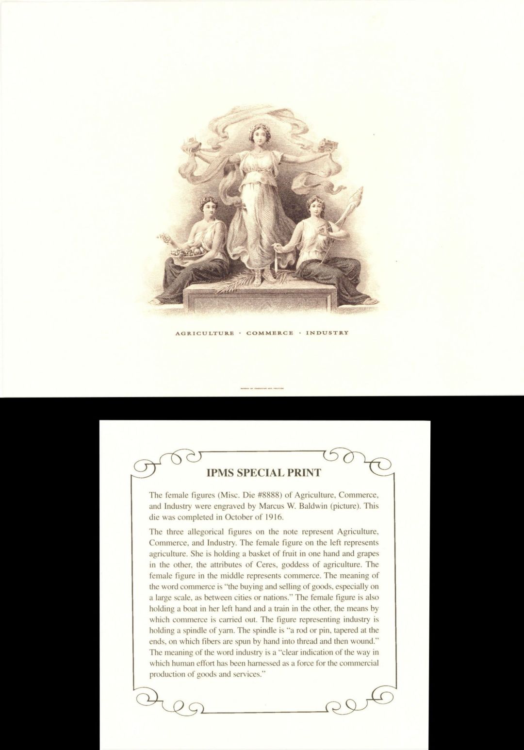 Souvenir Card # B-220 - Americana