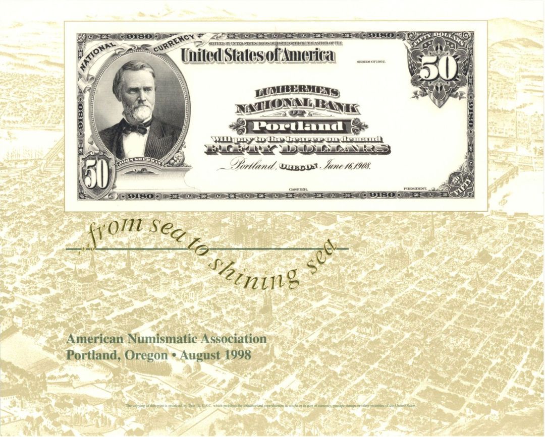 Souvenir Card # B-227 - Americana