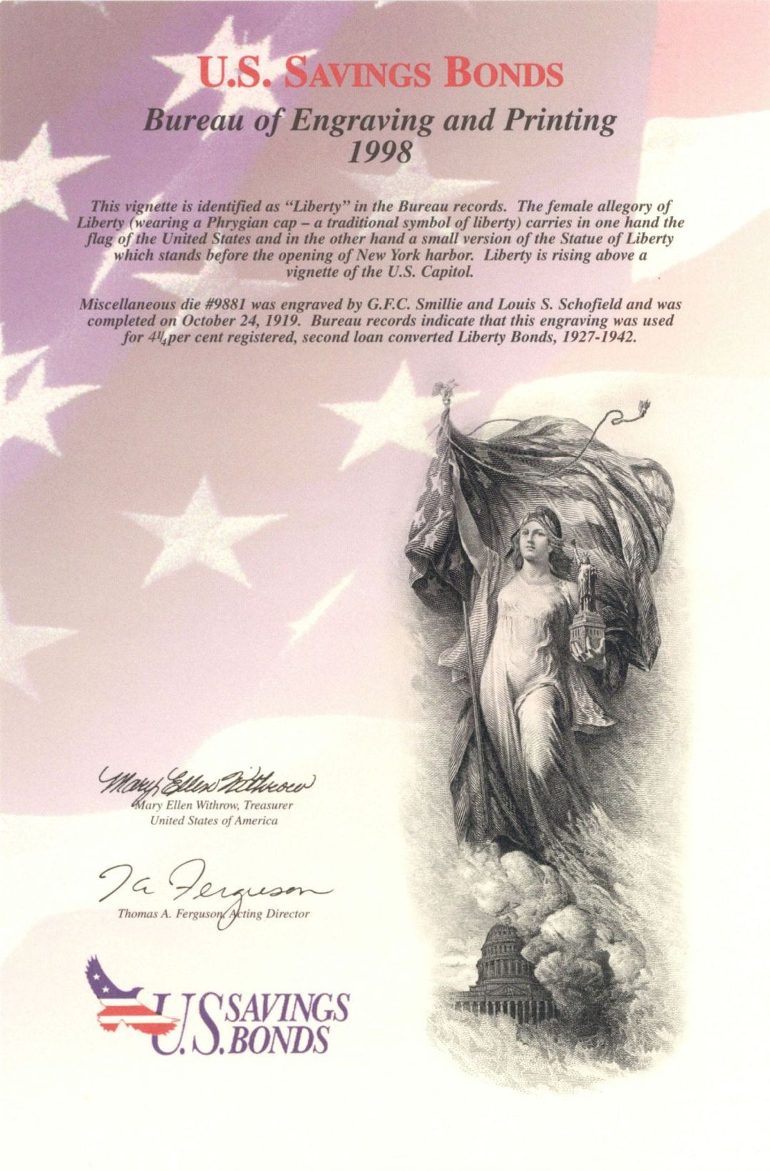 Souvenir Card # B-230 - Americana