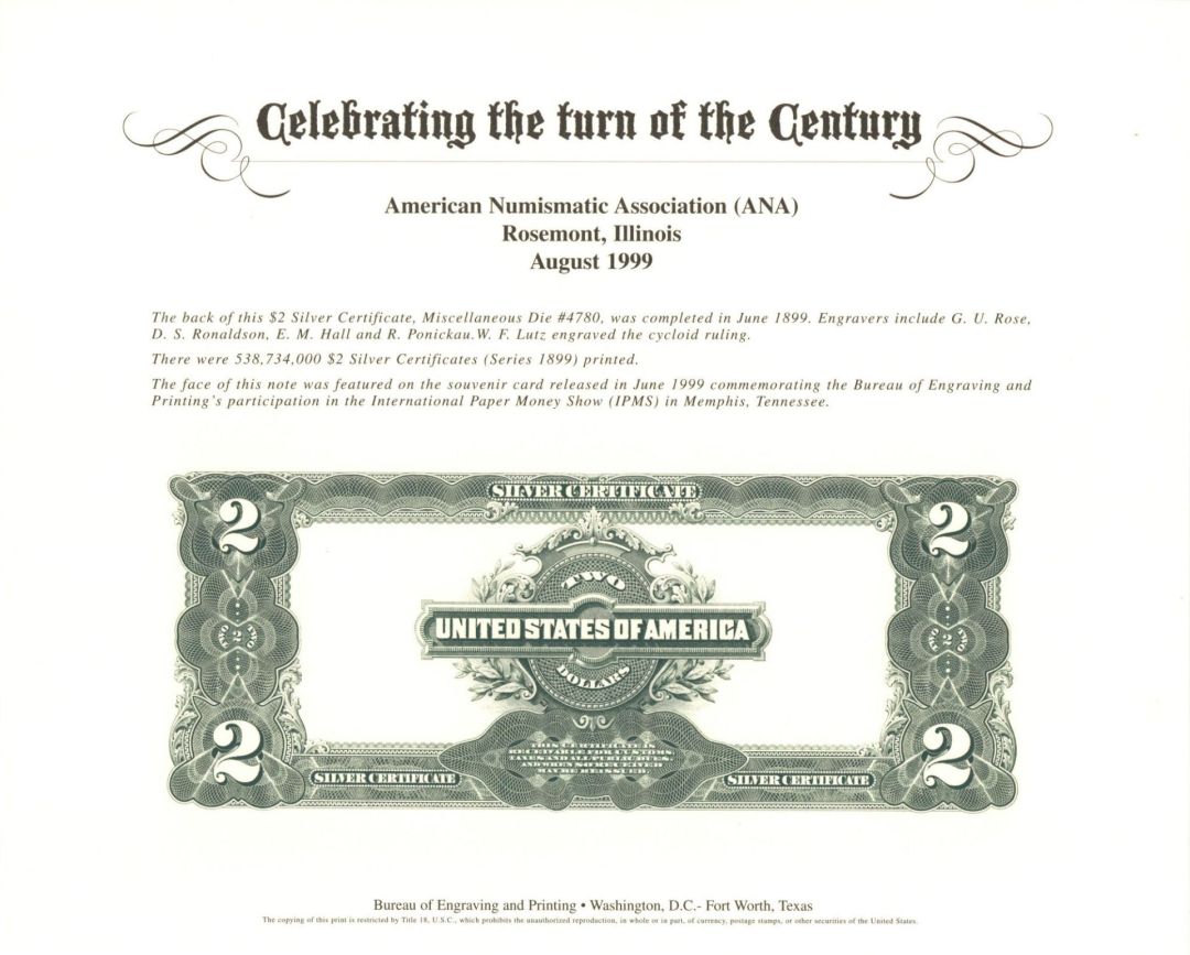 Souvenir Card # B-235 - Americana