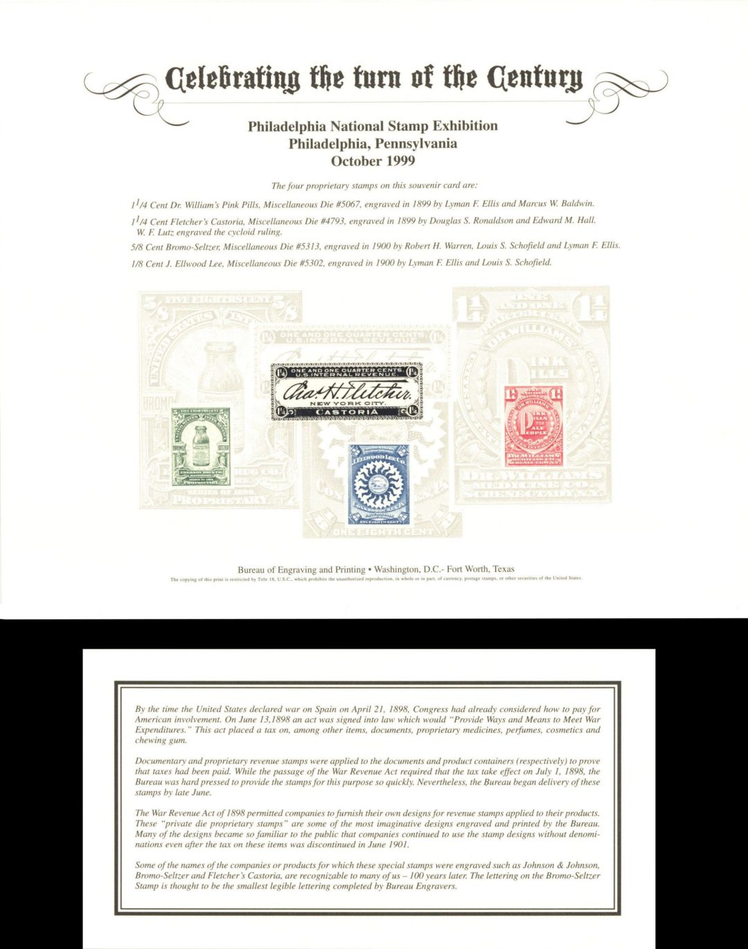 Souvenir Card # B-237 - Americana
