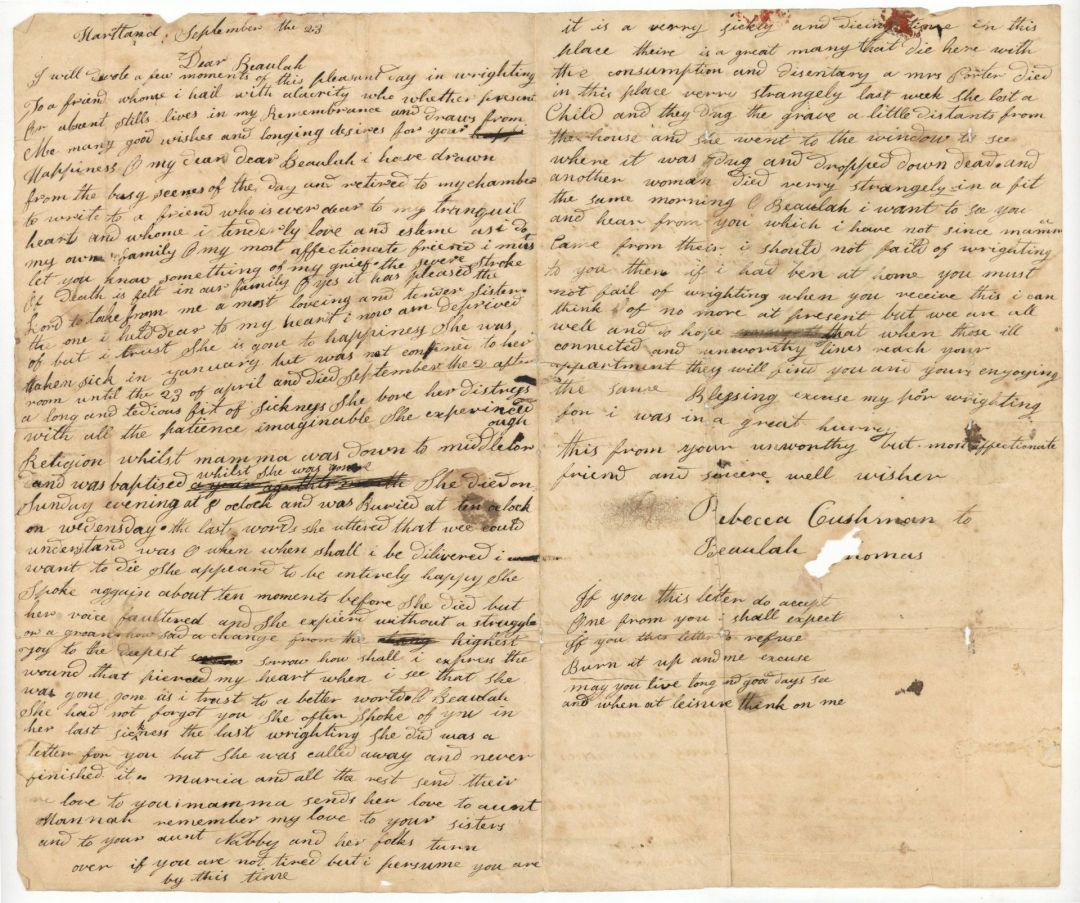 Early Letter - Americana