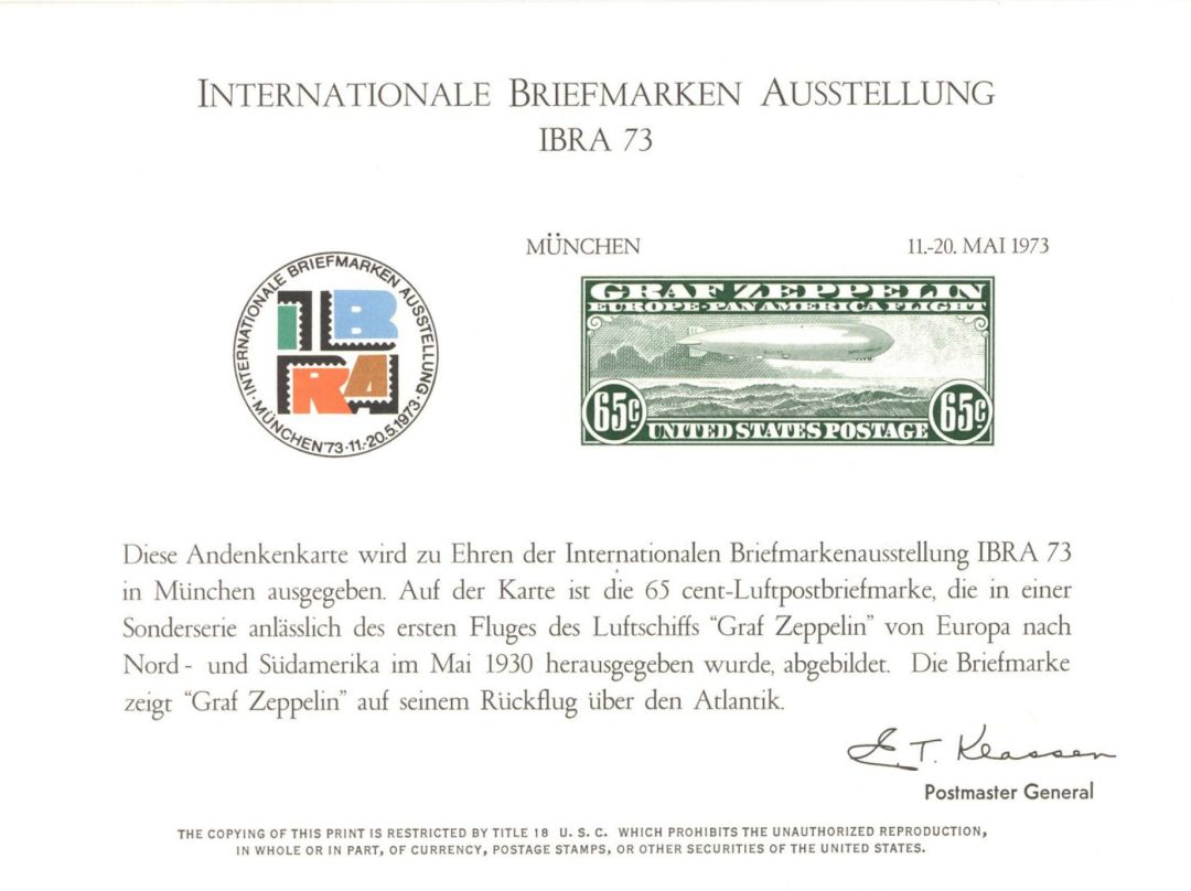 Souvenir Card # PS-11 - Americana