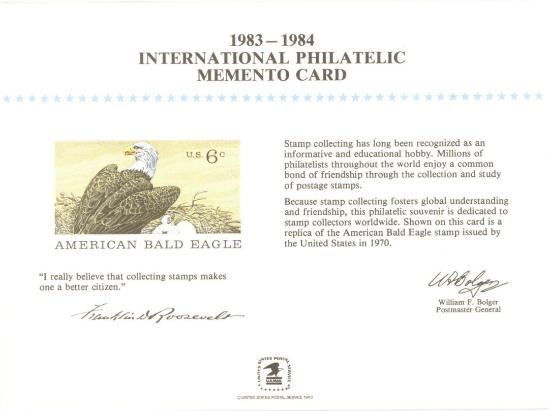 Souvenir Card # PS-47 - Americana