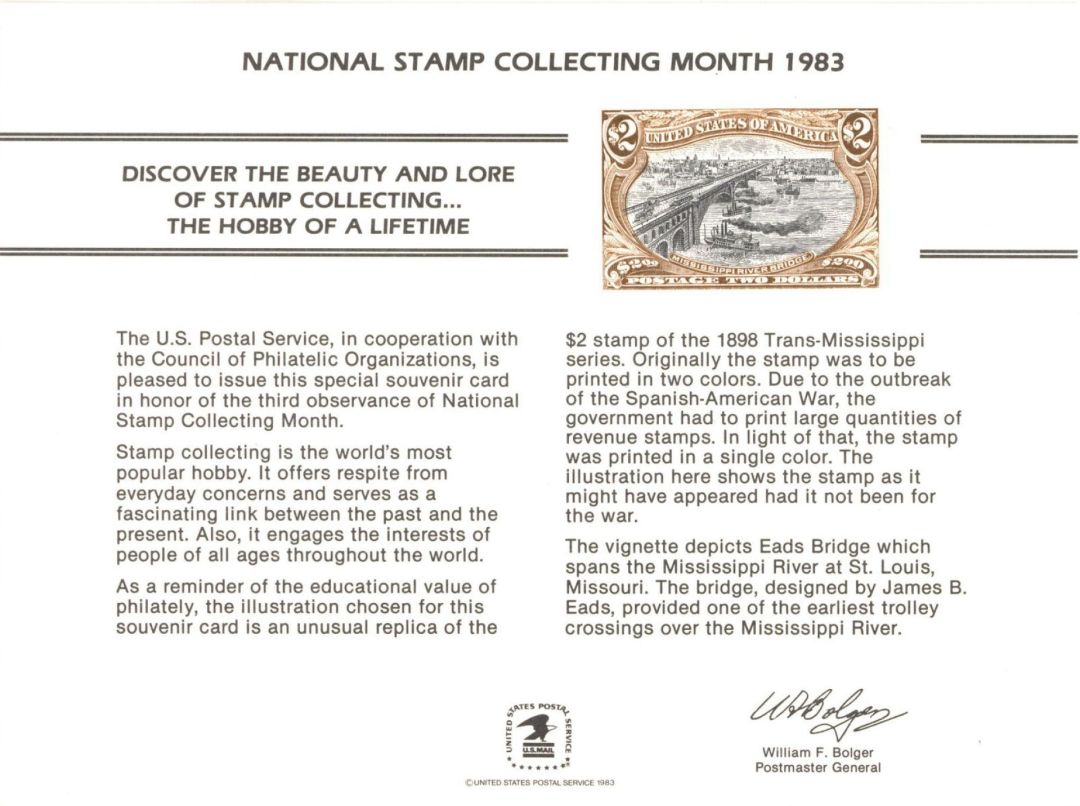 Souvenir Card # PS-48 - Americana