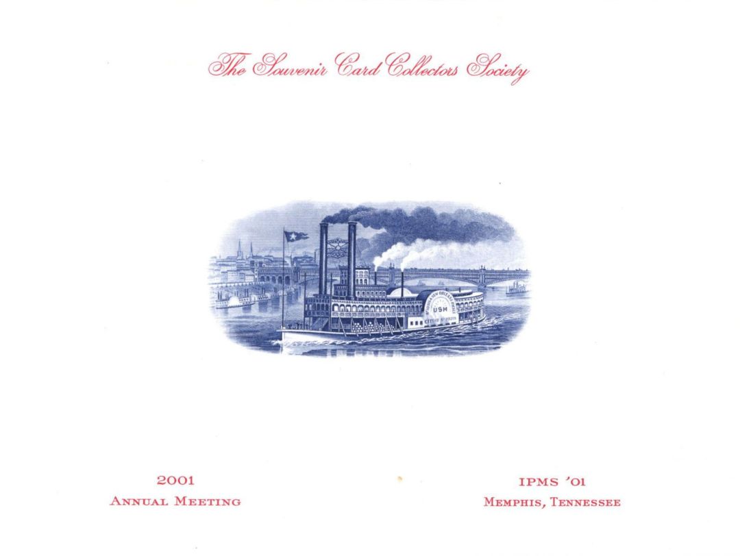 Souvenir Card dated 2001 - Americana