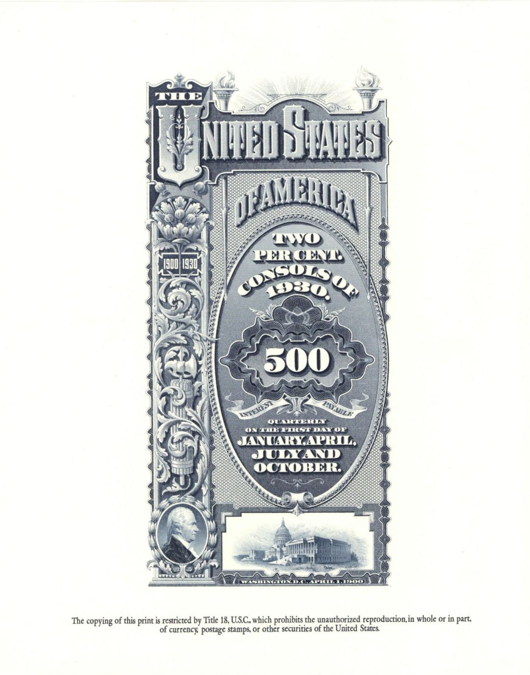Souvenir Card  - Americana