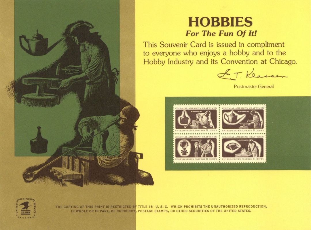 Souvenir Card #PS-13 - Americana