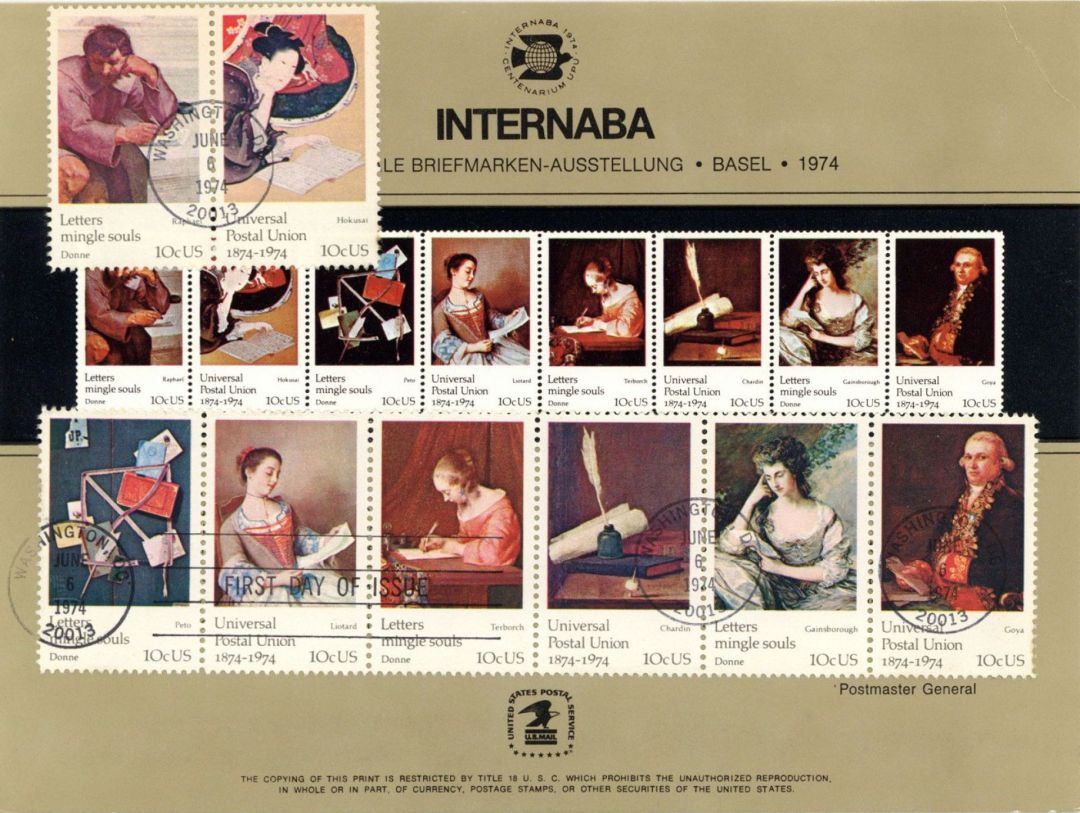 Souvenir Card #PS-14 - Americana