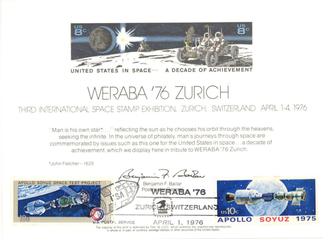 Souvenir Card #PS-19 - Americana