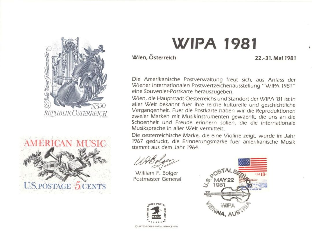 Souvenir Card #PS-34 - Americana