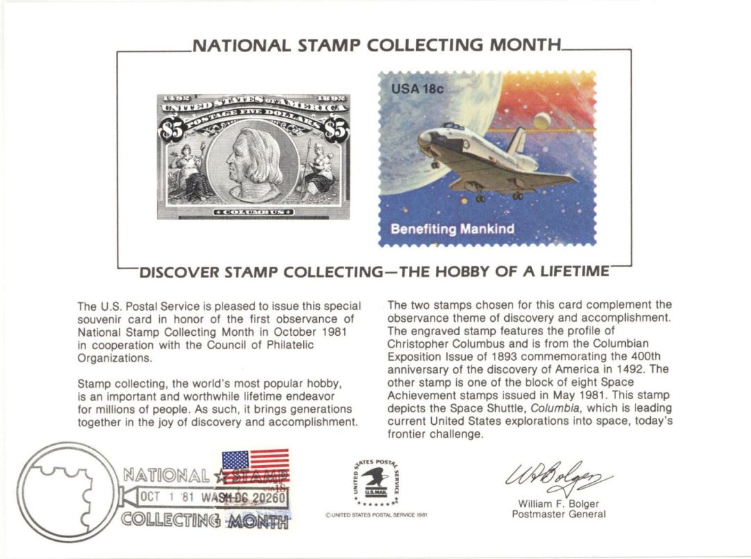 Souvenir Card #PS-35 - Americana