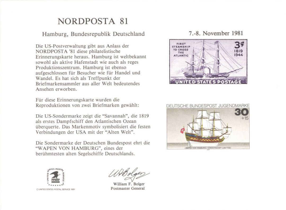 Souvenir Card #PS-37 - Americana