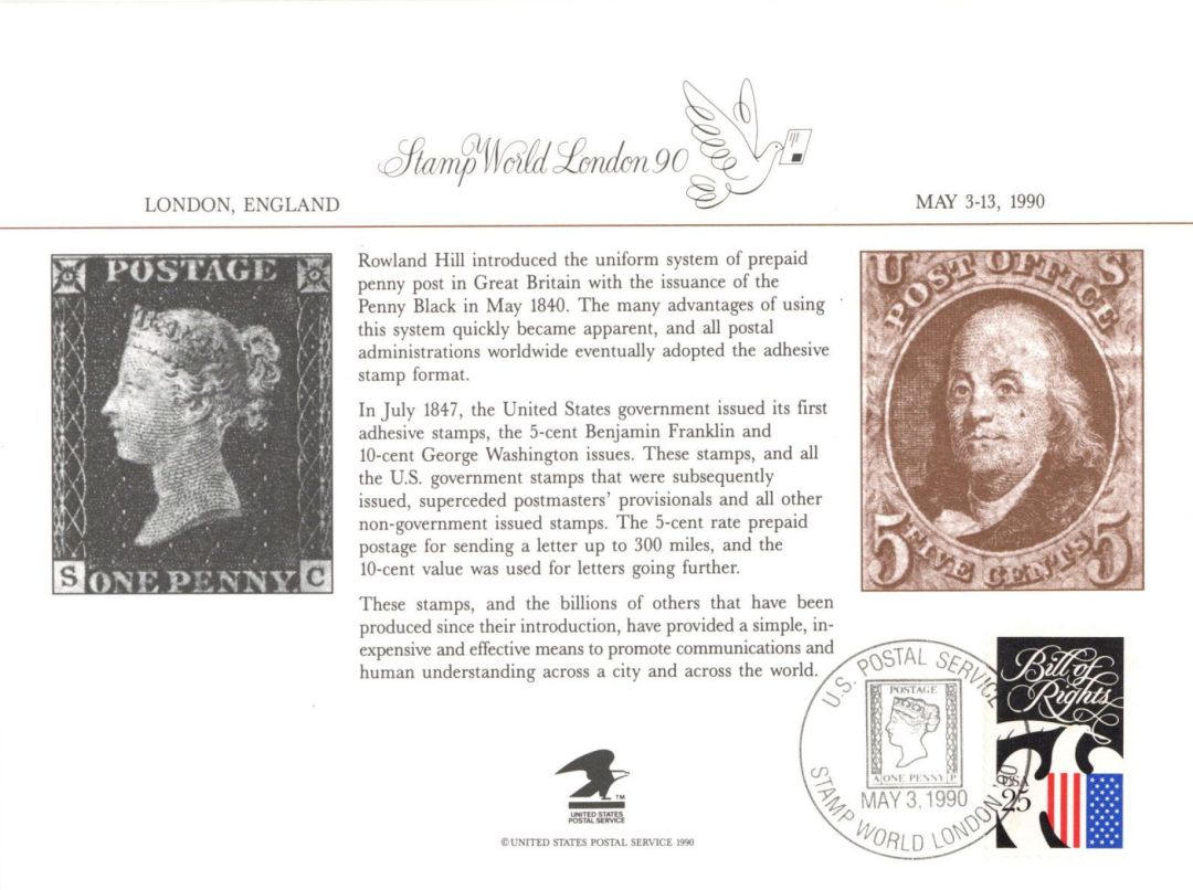 Souvenir Card #PS-70 - Americana