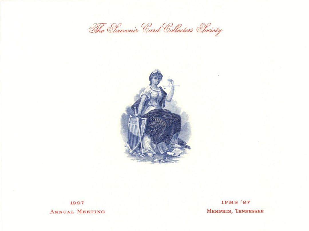 Souvenir Card, dated 1997 - Americana