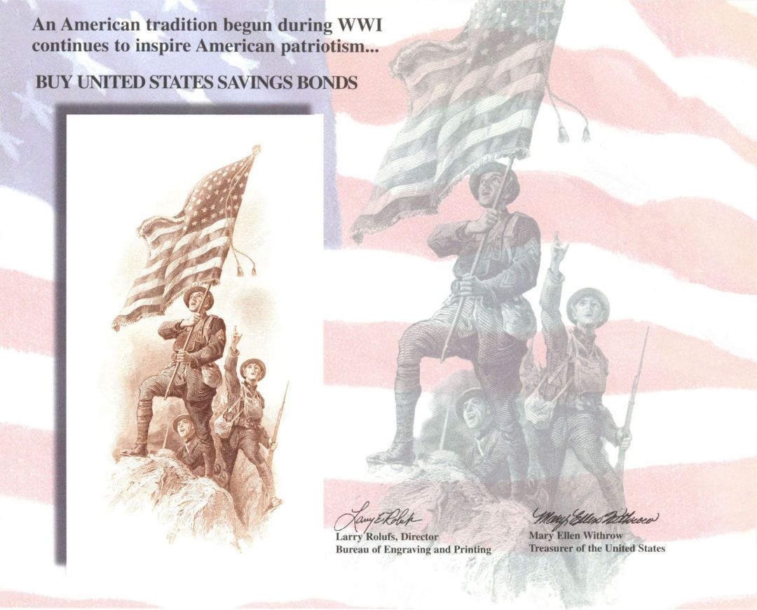Souvenir Card dated 1997 - Americana