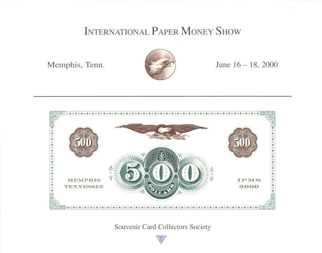 Souvenir Card dated 2000 - Americana