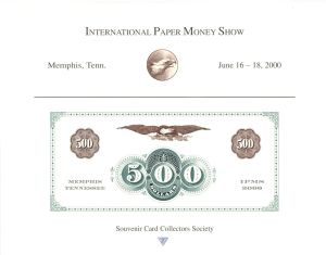 Souvenir Card dated 2000 - Americana