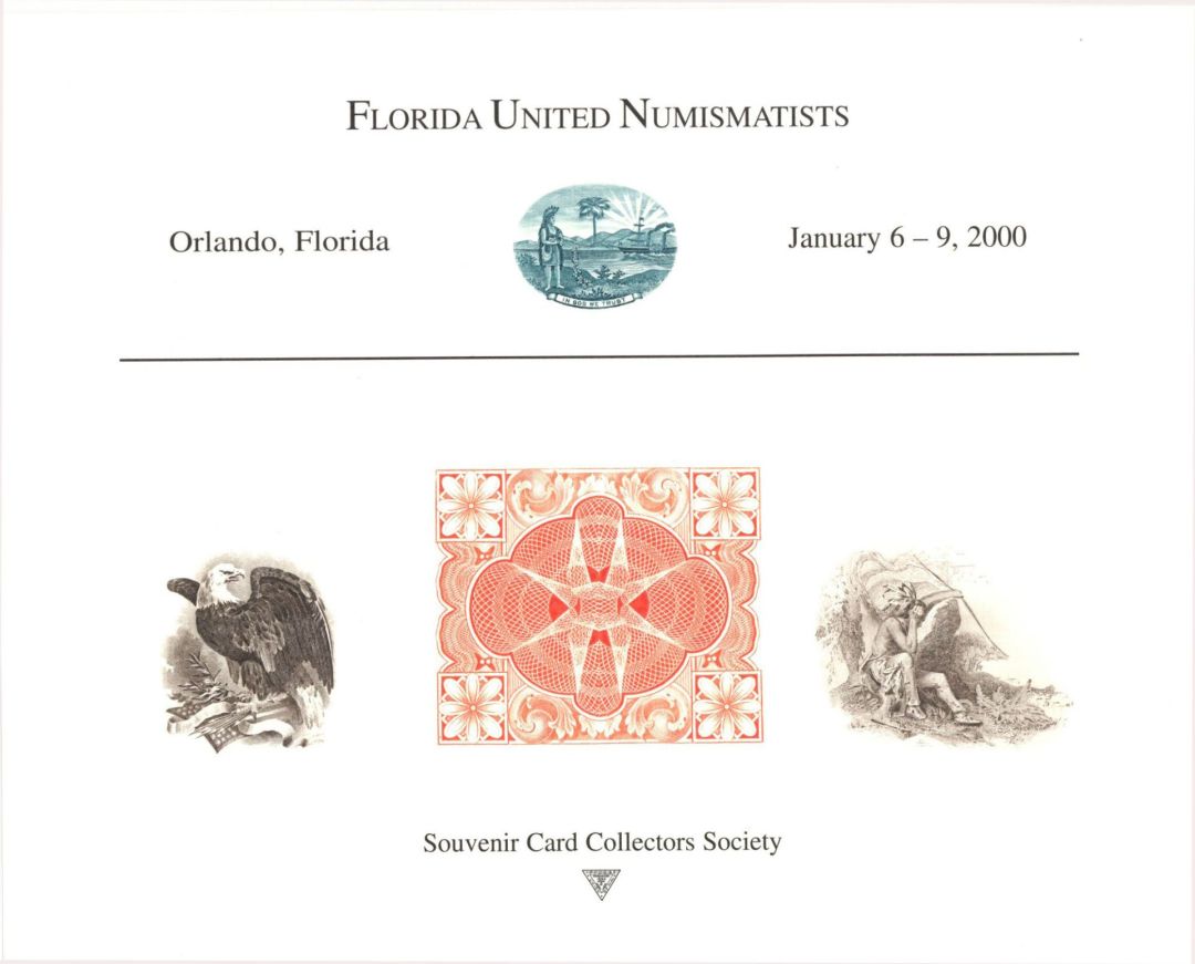Souvenir Card dated 2000 - Americana