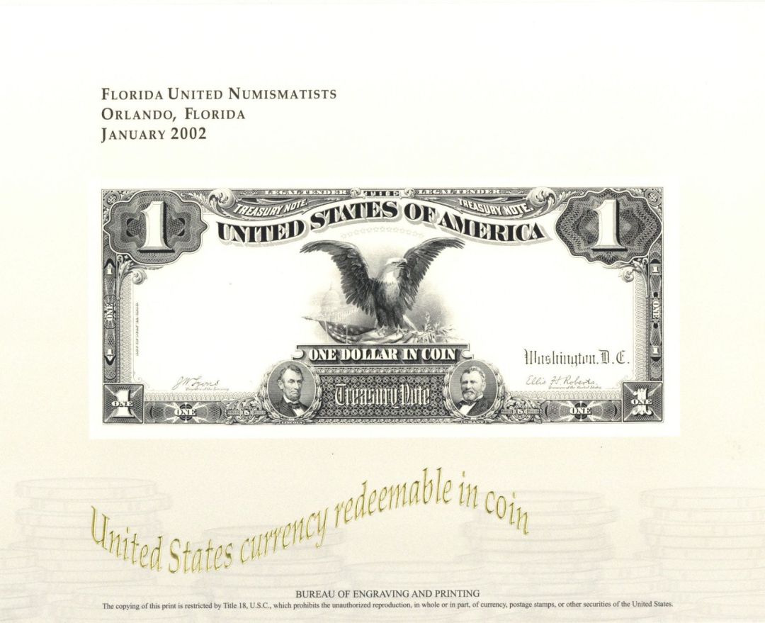 Souvenir Card dated 2002 - Americana