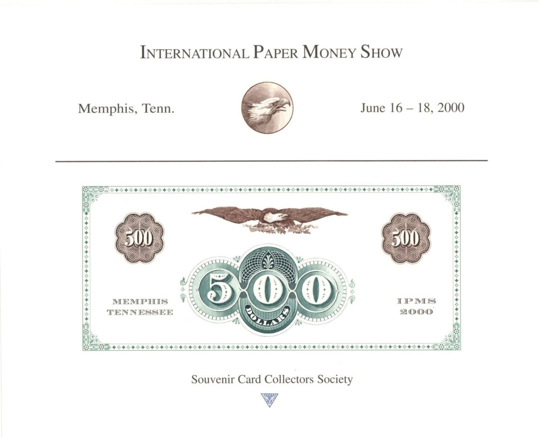 Souvenir Card dated 2000 - Americana