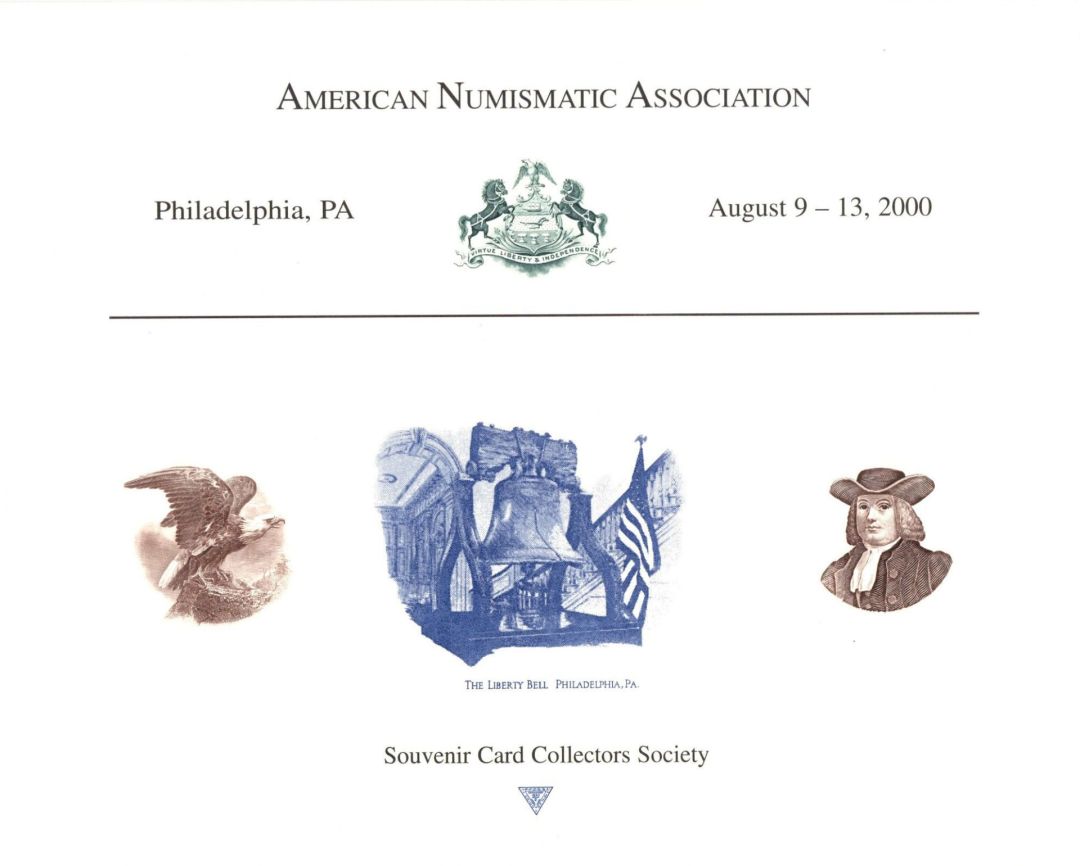 Souvenir Card dated 2000 - Americana