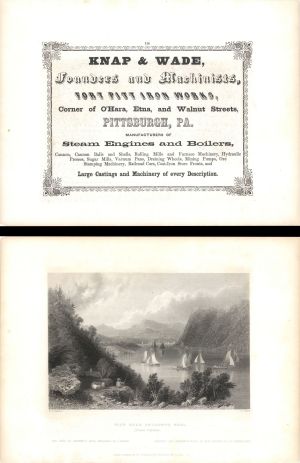 Knap and Wade Salesman Sample - (1860's) dated Americana