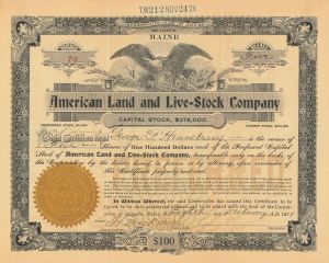 American Land and Live-Stock Co.