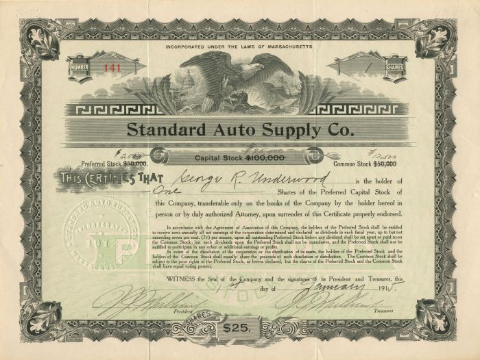 Standard Auto Supply Co.