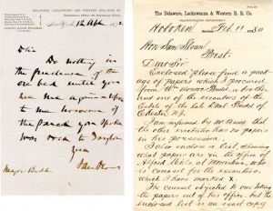 2 Documents signed by Samuel Sloan
