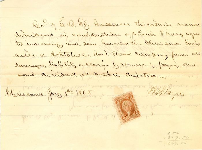 Document signed by H.B. Payne