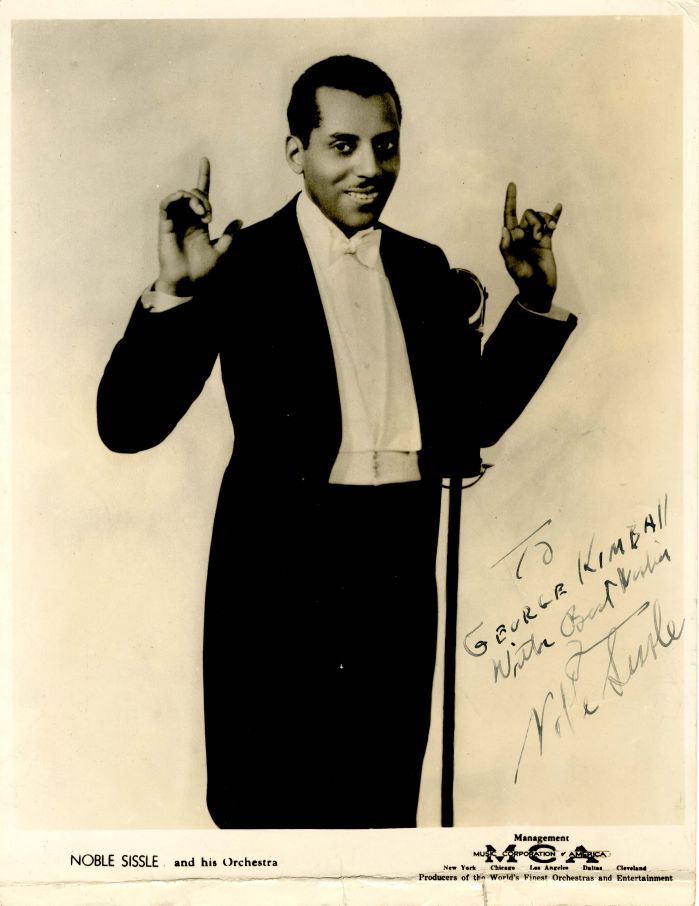 Autographed Photo of Noble Sissle