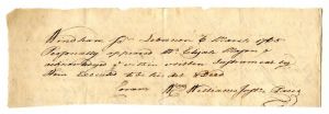 William Williams signed document - Signer of the Declaration of Independence - SOLD