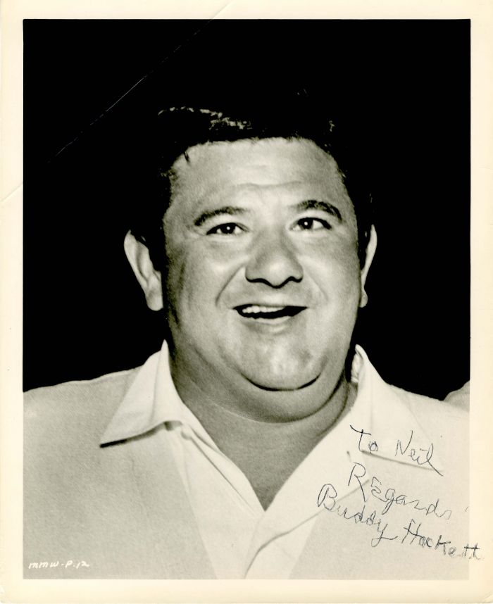Autographed Photo of Buddy Hackett