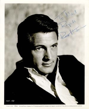 Autographed Photo of Rock Hudson - SOLD